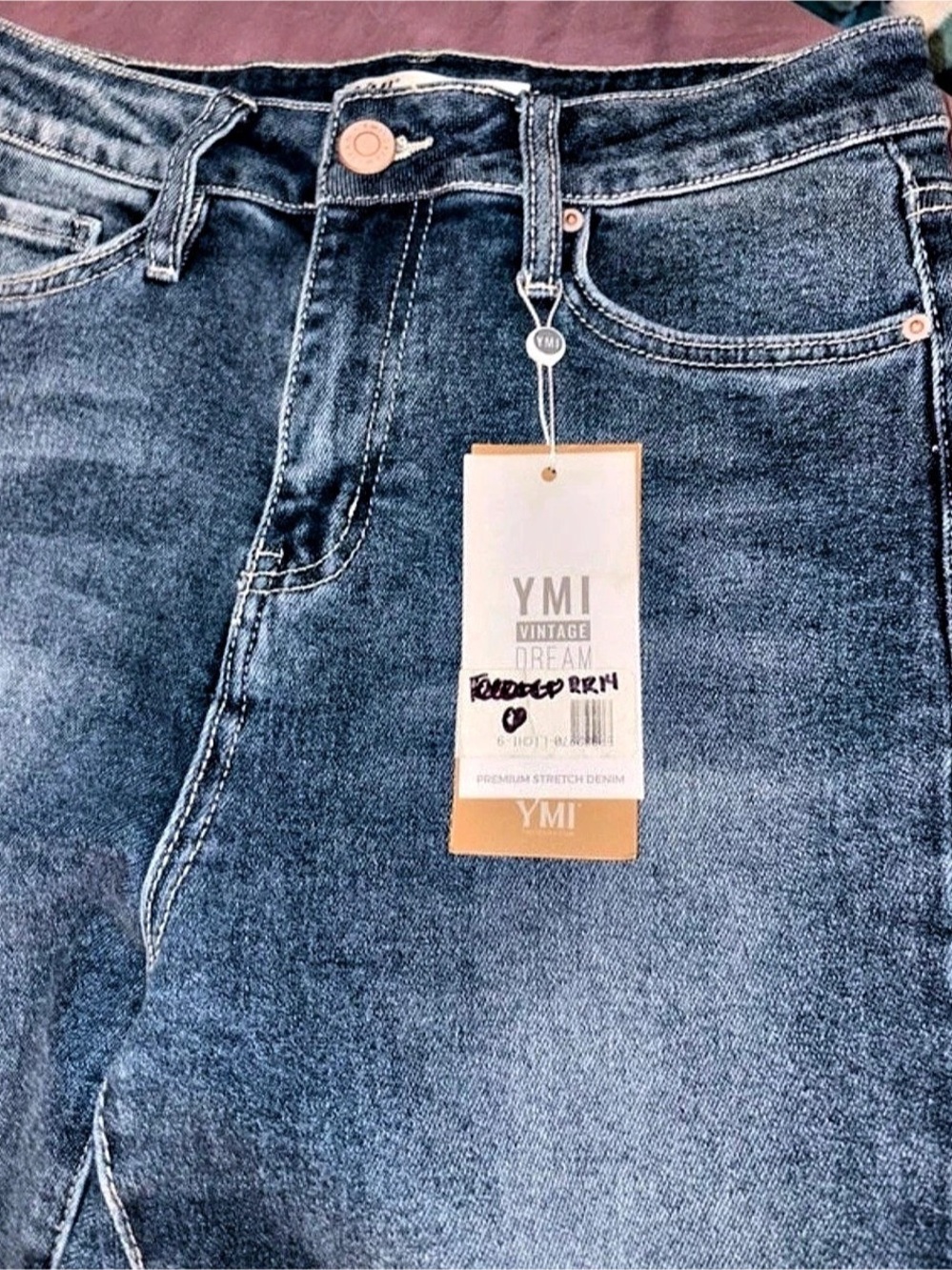 YMI Dream High Rise Skinny High Rise Skinny Jeans in Blue Size 9/29 NWT